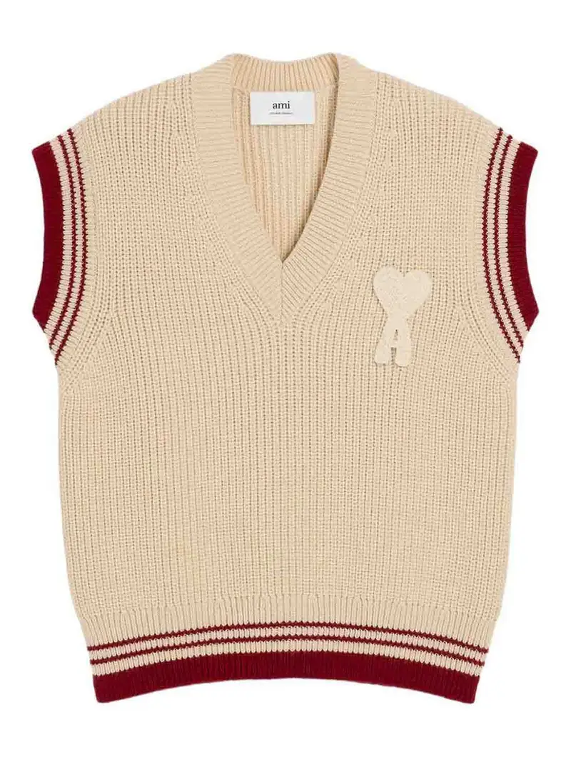 Giubbotto a maglia Beige