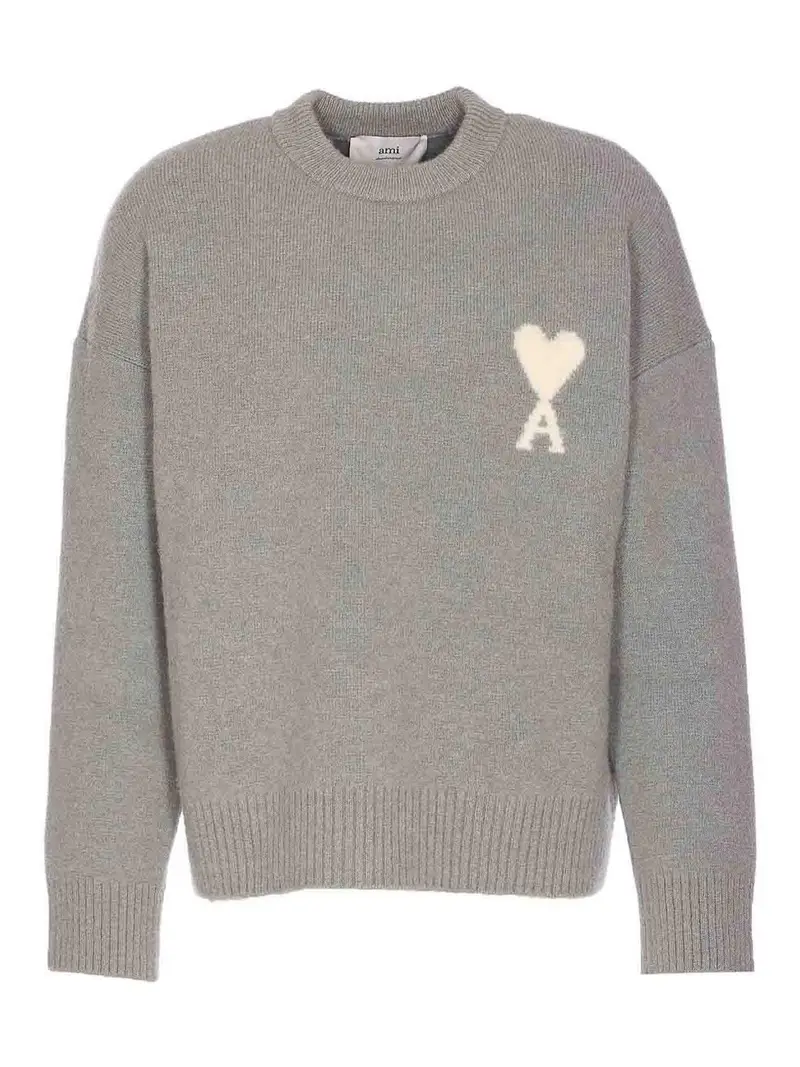 Maglione ami de coeur Grigio