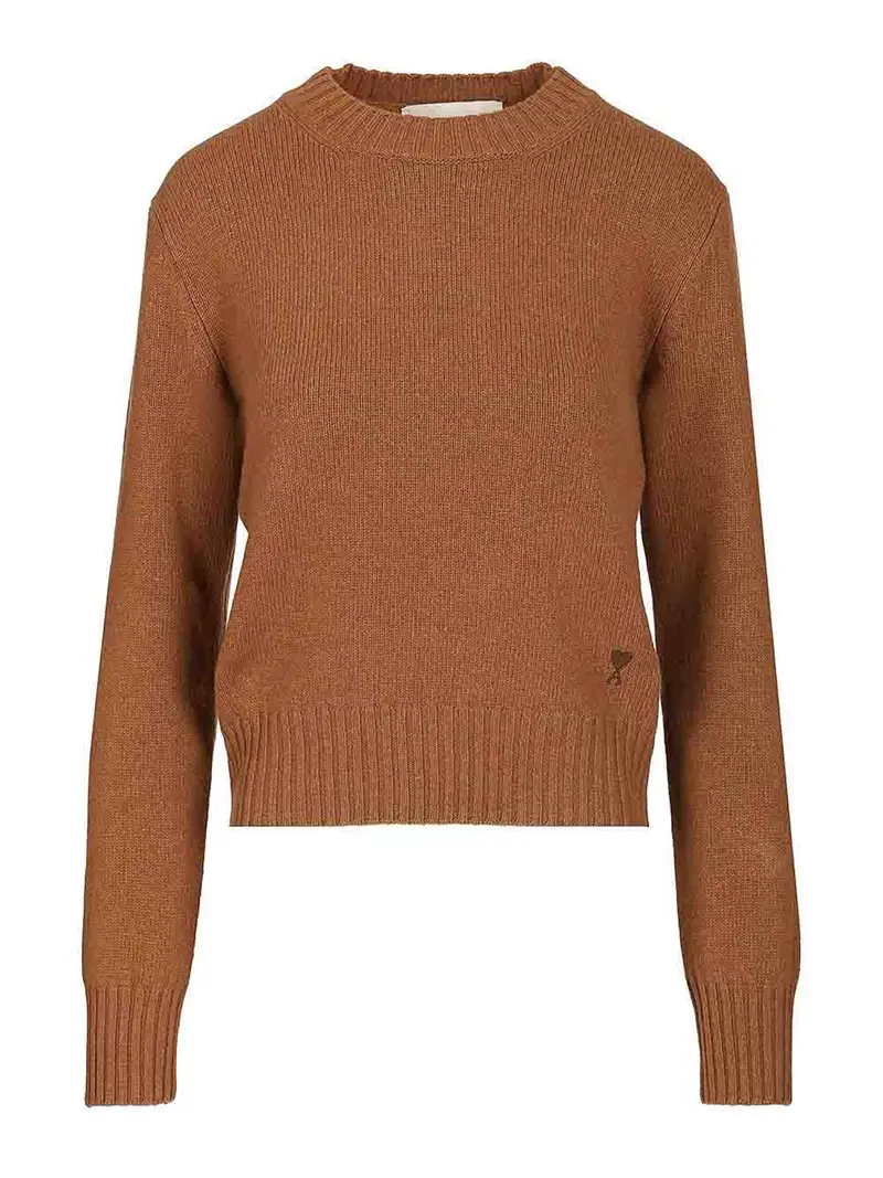 Maglione di lana e cashmere Marrone