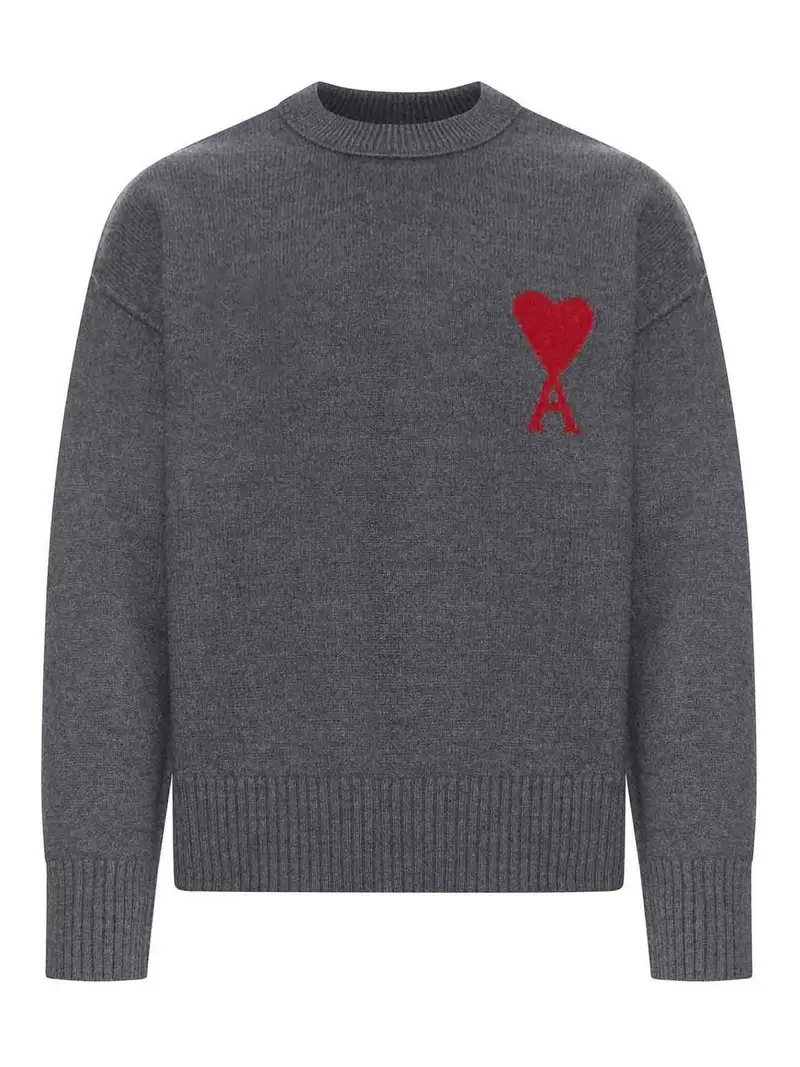 Maglione in lana Ami De Coeur Grigio
