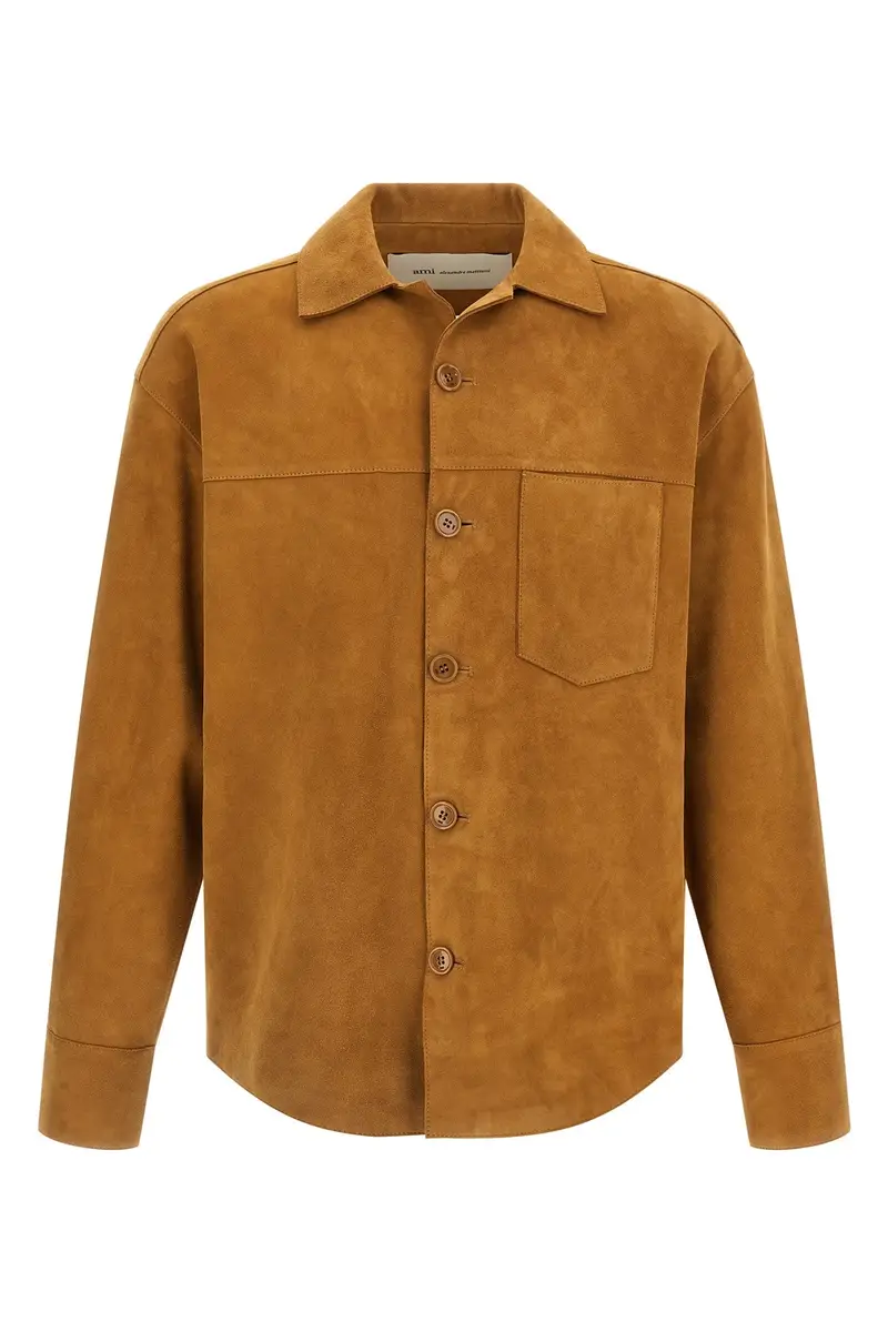 Overshirt Ami De Coeur Marrone