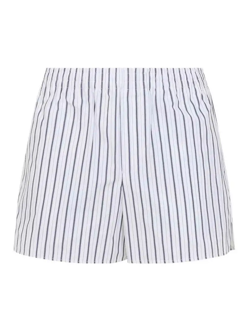 Pantaloncini elasticizzati Bianco