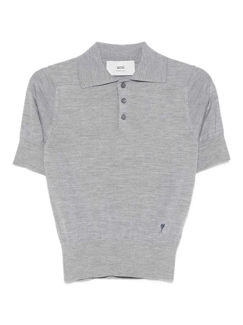 Polo Ami De Coeur Grigio