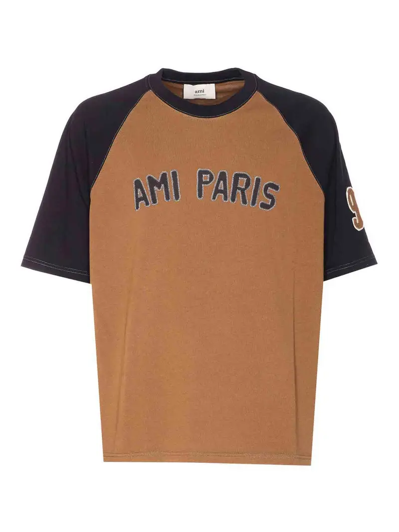 AMI PARIS T-shirt Marrone 3303398