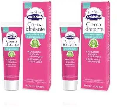 Amido Mio Crema Idratante - Di Riso E Acido Jauronico, Idratazione Profonda, 50 Millilitro