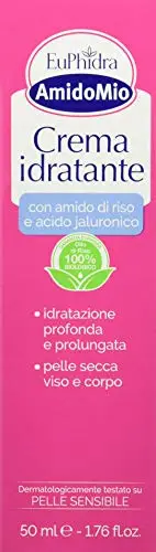 Amido Mio Crema Idratante - Di Riso E Acido Jauronico, Idratazione Profonda, 50 Millilitro miniatura 2