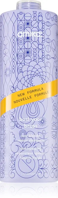 Bust Your Brass Cool Blonde shampoo tonificante viola per capelli biondi e grigi 1000 ml