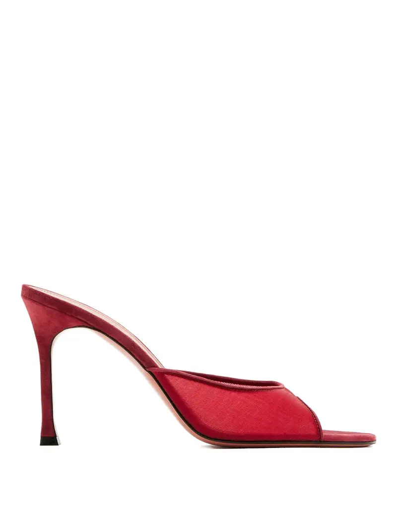 Ciabatte in rete Alexa Rosso Scuro