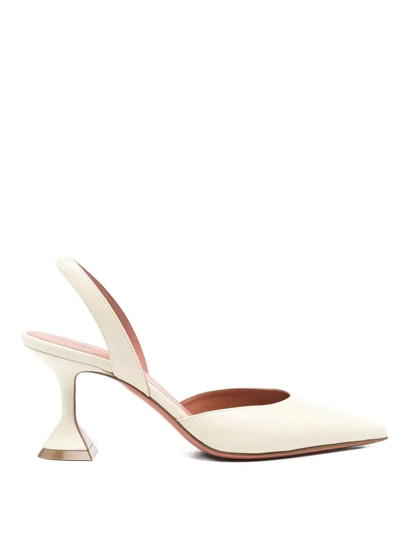 Décolleté Slingback in pelle Holli Beige