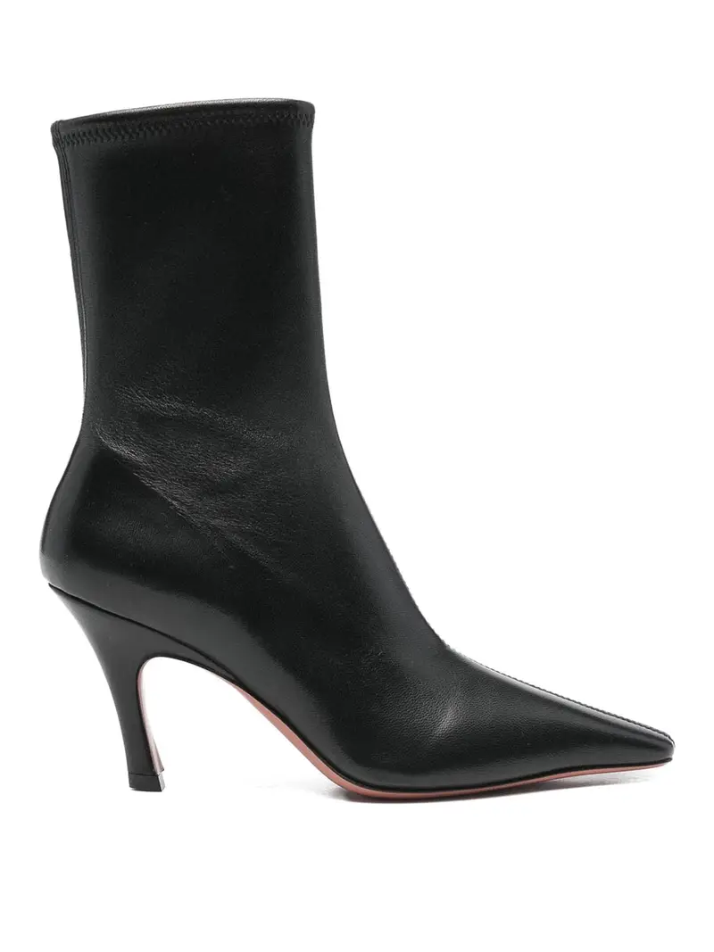 Stivali in pelle Jamie Nero