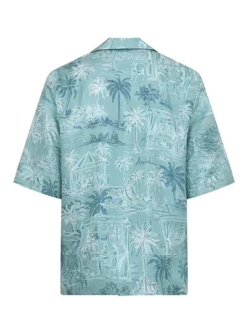 Camicia da bowling Chateau Sketch Verde