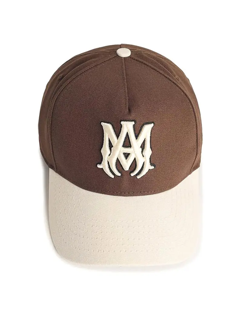 Cappello in cotone marrone