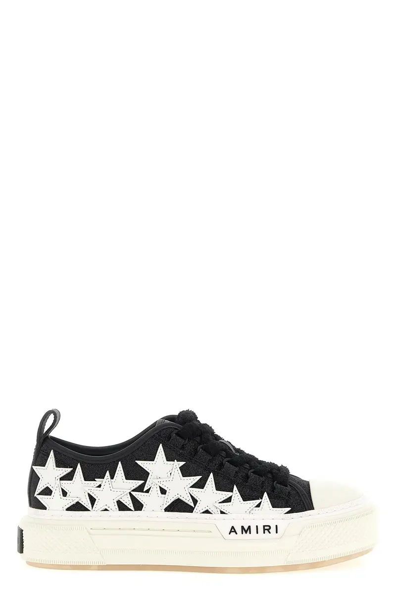 Sneaker 'Glitter Stars Court Low' Bianco