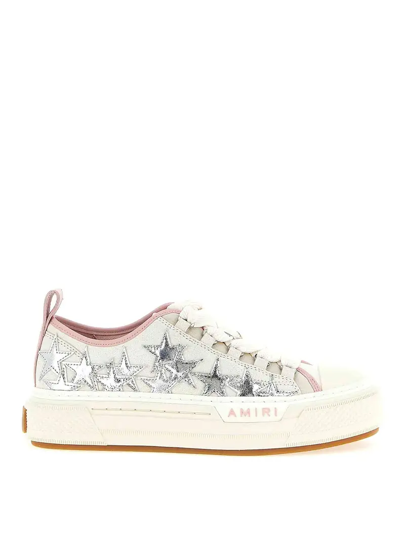 Sneakers basse Court con stelle metallizzate Multicolore