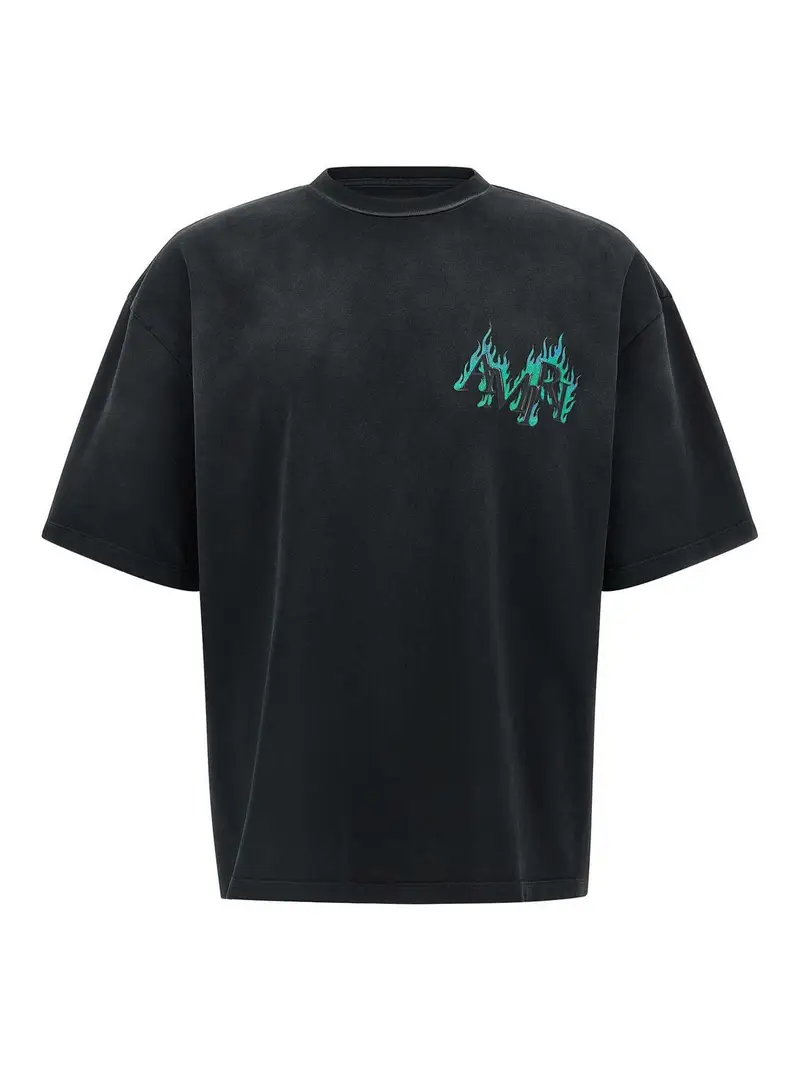 T-shirt Fiamme Nero