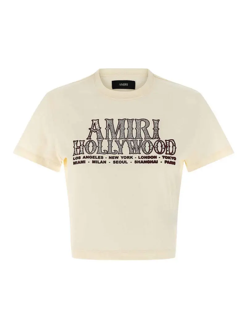 T-shirt Hollywood Bianco