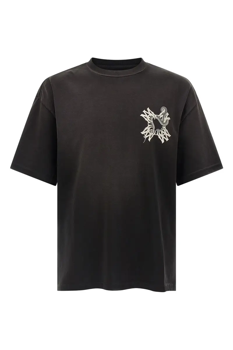 T-Shirt Ma Quad Snake Nero