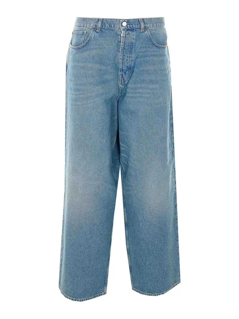 Blue Huge Jeans Blu