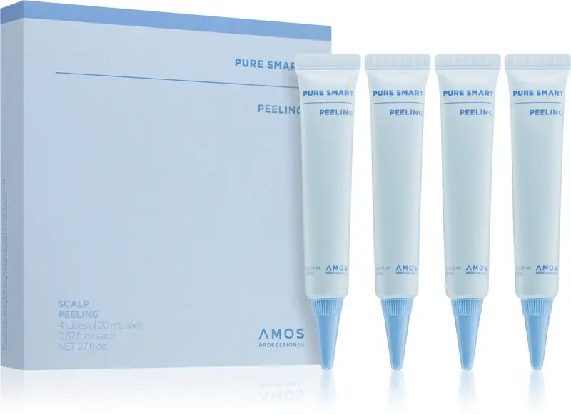 Pure Smart Peeling scrub per il cuoio capelluto contro la forfora 4× 20 ml