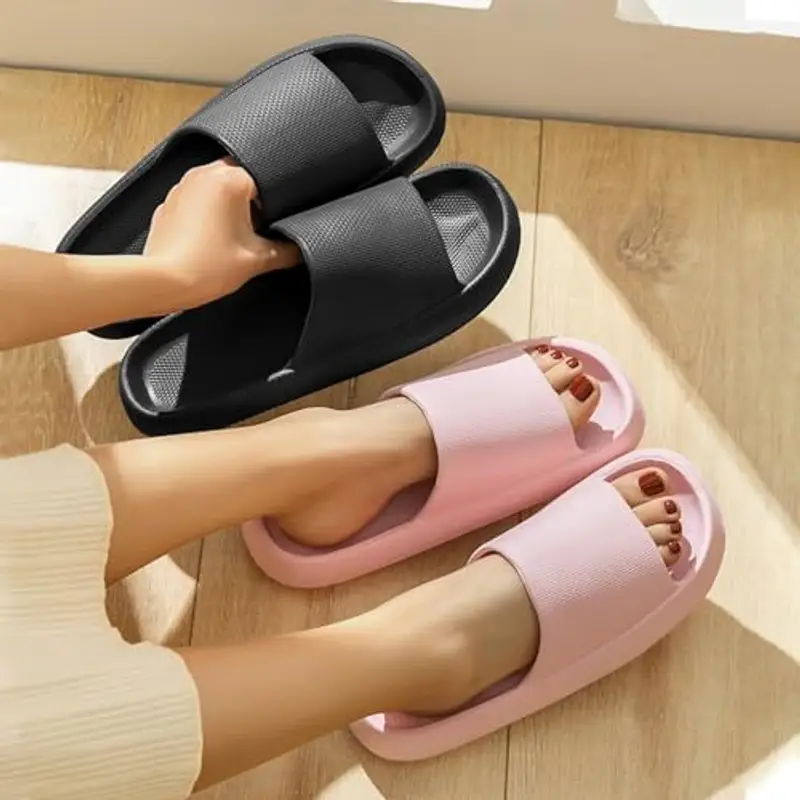 AMZHOTER Pantofole Donna Nero 1603226 miniatura 3