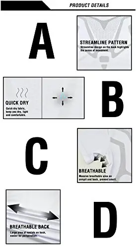 AMZSPORT - Maglia a Compressione a Maniche Lunghe da Uomo, Funzionale, da Usare sotto Altri Indumenti, Colore Bianco miniatura 3