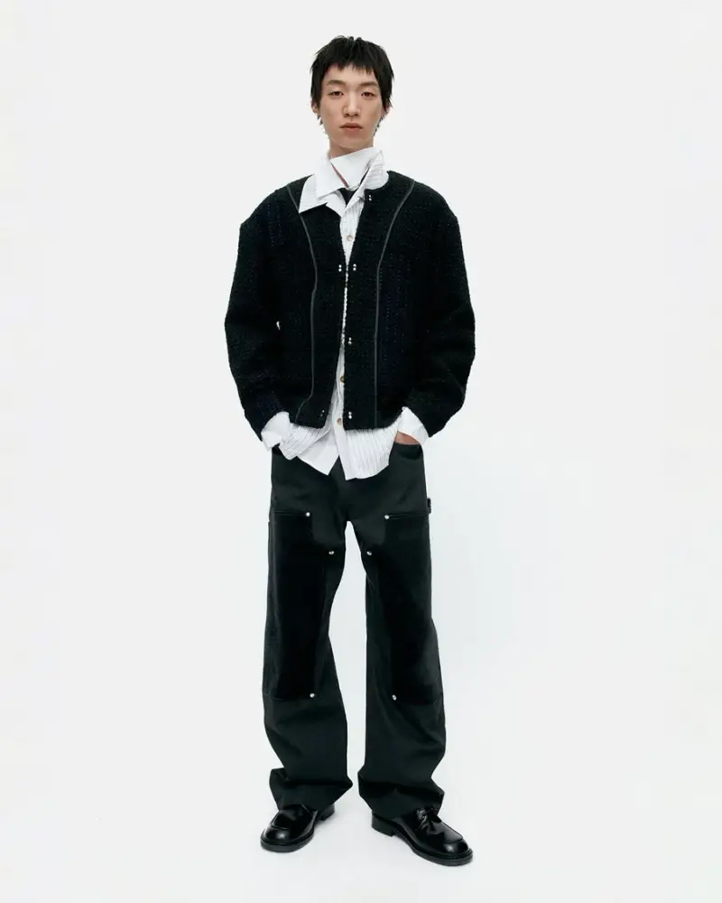 ANDERSON BELL Cardigan Nero 2656048 miniatura 2