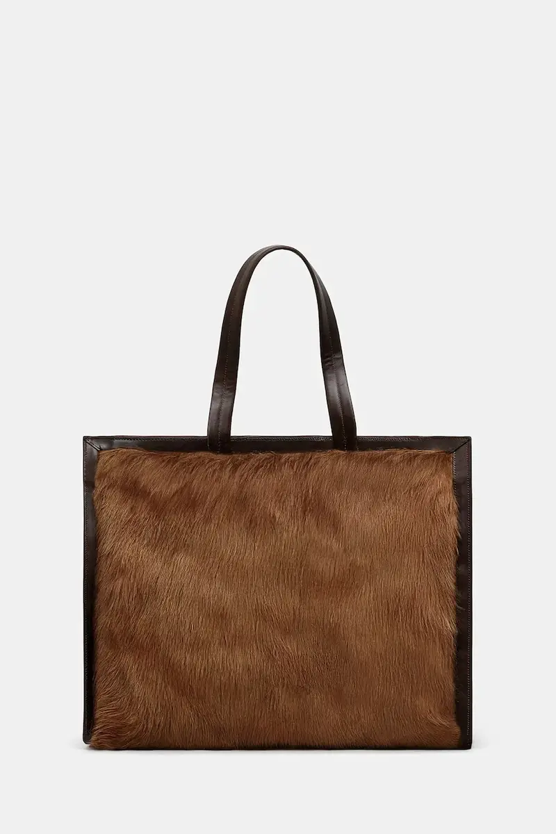 borsetta Linus Fur colore marrone aaa493u