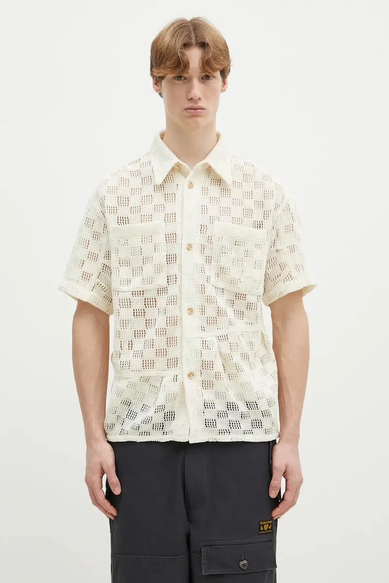 camicia Letto Knitted uomo colore beige atb1234m