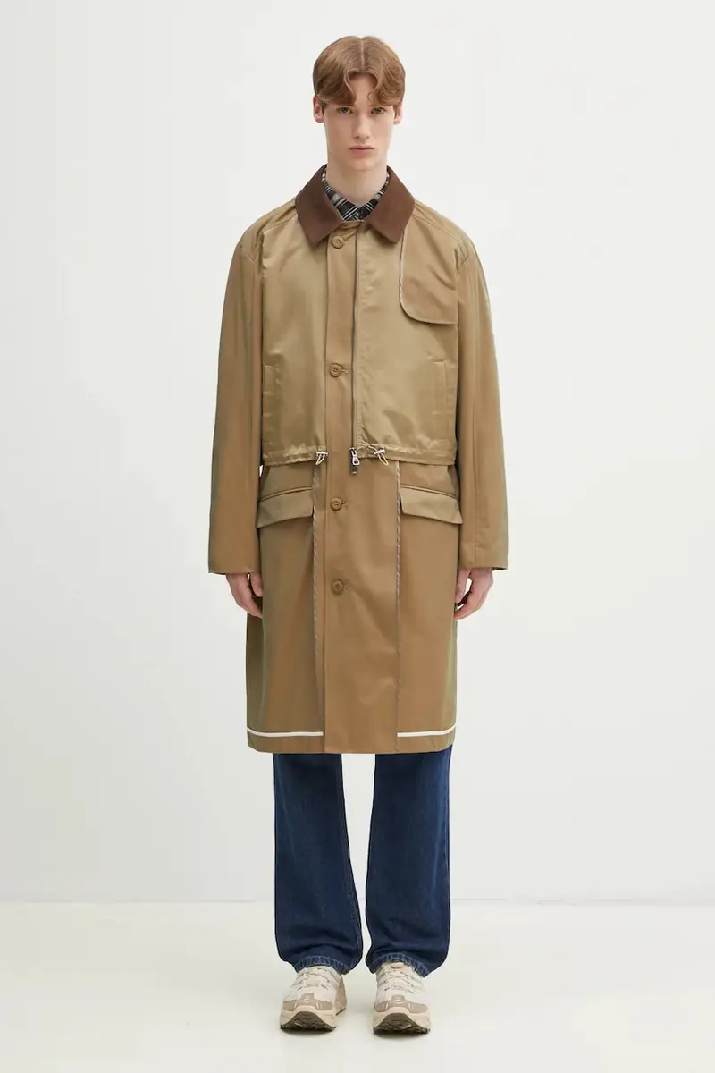 cappotto Bomber Mix uomo colore beige awa677m