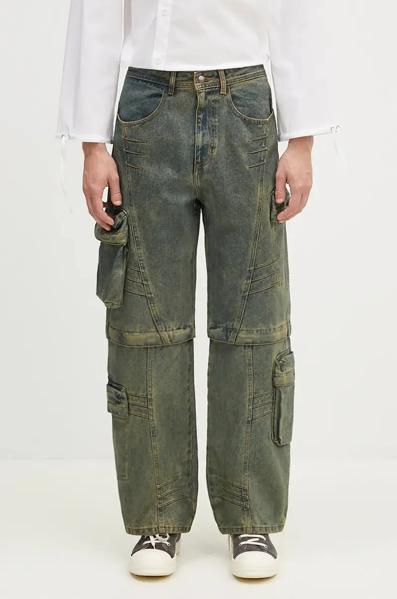 Andersson Bell Jeans Uomo Verde 2260680