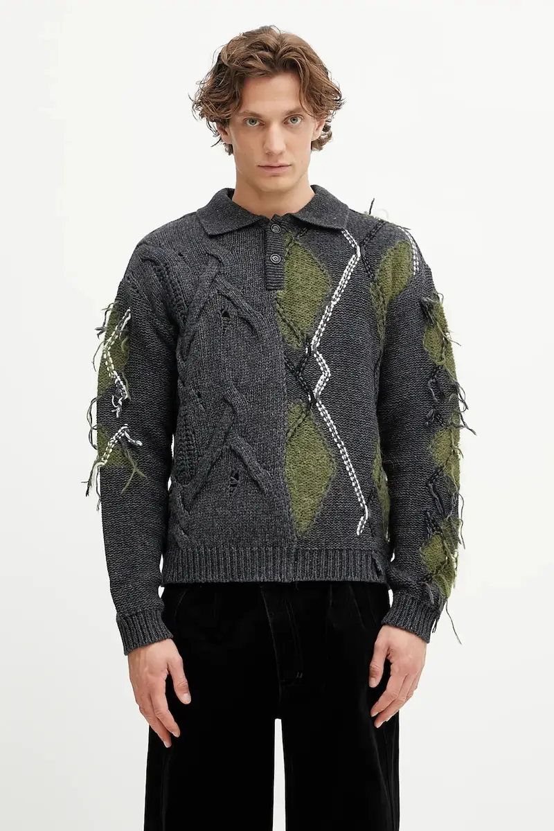 Andersson Bell Polo Uomo Grigio 2250270