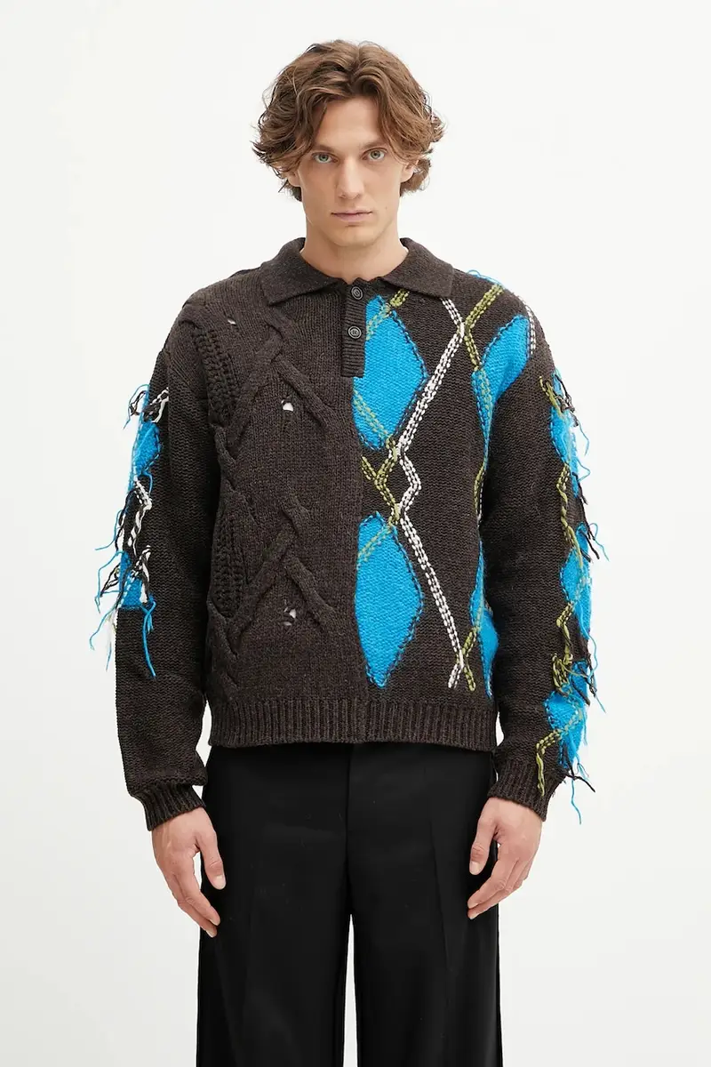 Andersson Bell Polo Uomo Marrone 2251694