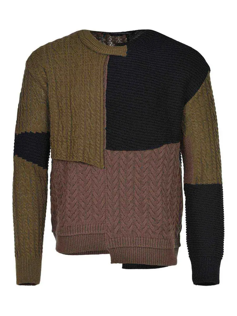 Maglione Realizzato In Misto Lana Multicolore