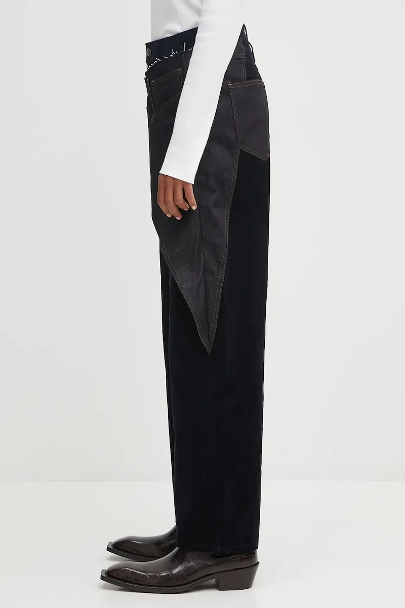 pantaloni Zoe Wrap donna colore blu navy apa850w miniatura 2