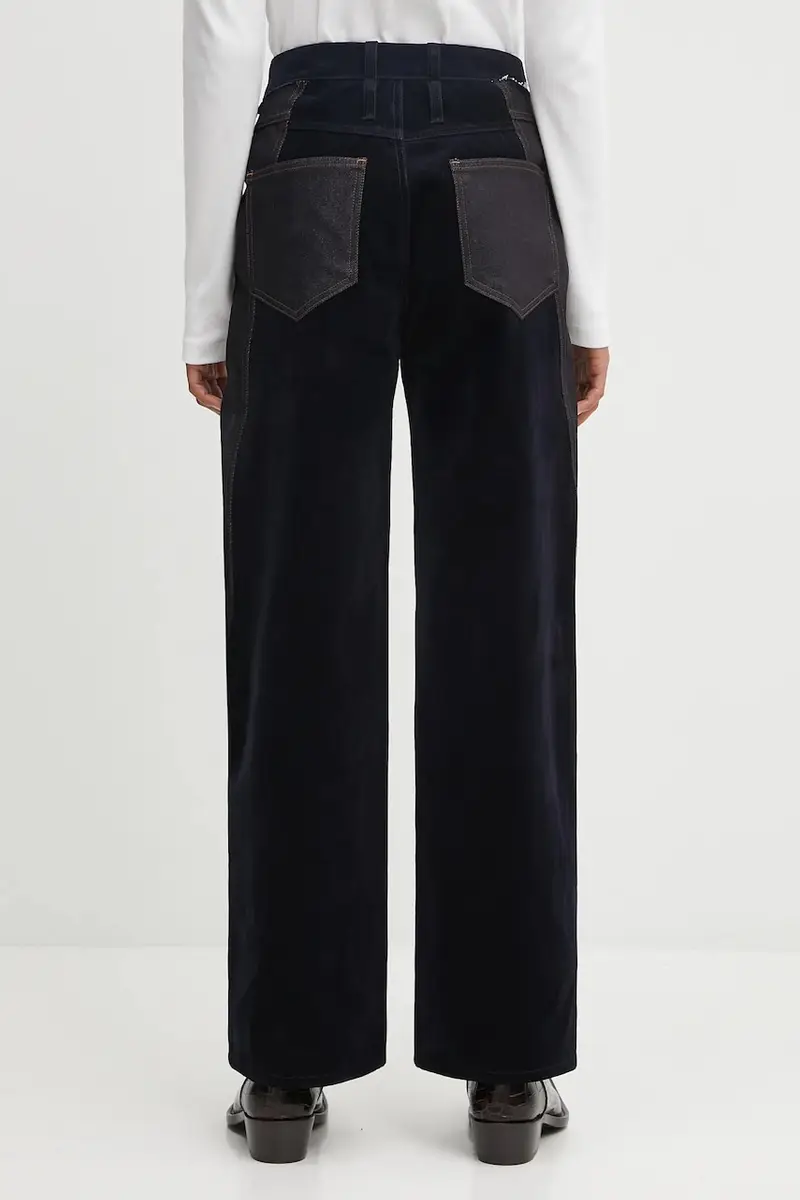 pantaloni Zoe Wrap donna colore blu navy apa850w miniatura 3