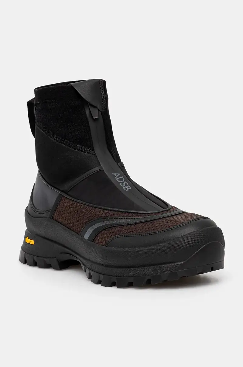 scarpe Mattio Zip-Up Trainer uomo colore nero aaa387u