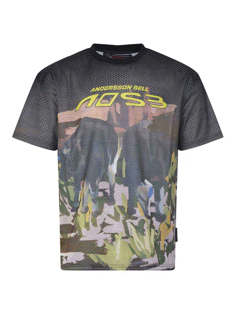 T-shirt in poliestere Multicolore