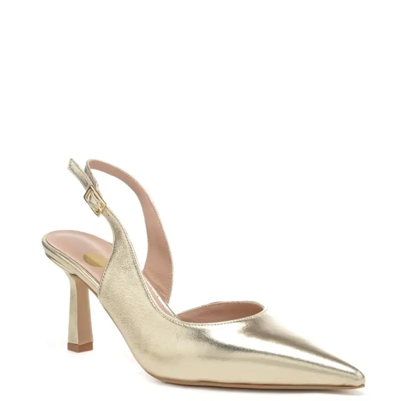 scarpe da donna chanel con design semi aperto e tacco a rocchetto platino miniatura 3