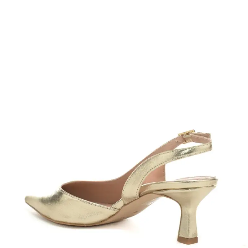 scarpe da donna chanel con design semi aperto platino miniatura 3