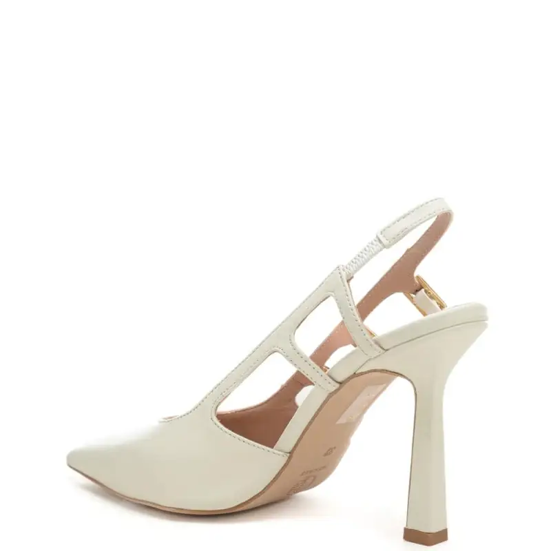 scarpe da donna chanel con tre fibbie laterali bianche miniatura 2