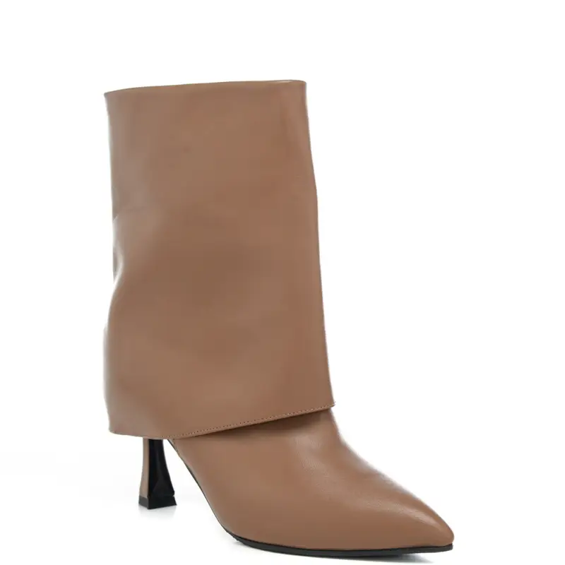 stivali bassi da donna con gambale largo pieghevole mou miniatura 2