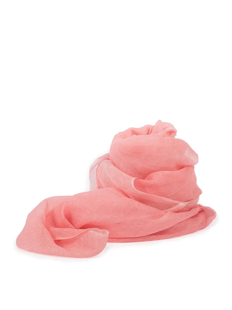 Sciarpa in cashmere e seta Rosa