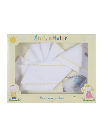 COMPLETO CULLA NEONATO CON TELA AIDA ANDY&HELEN 2/103