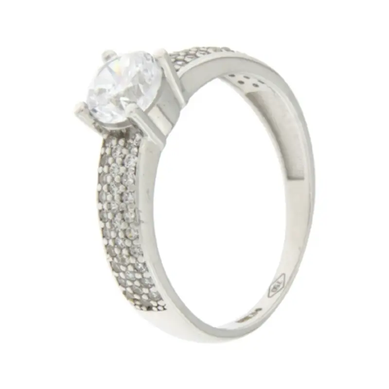 Anello Donna Oro Bianco GL100645