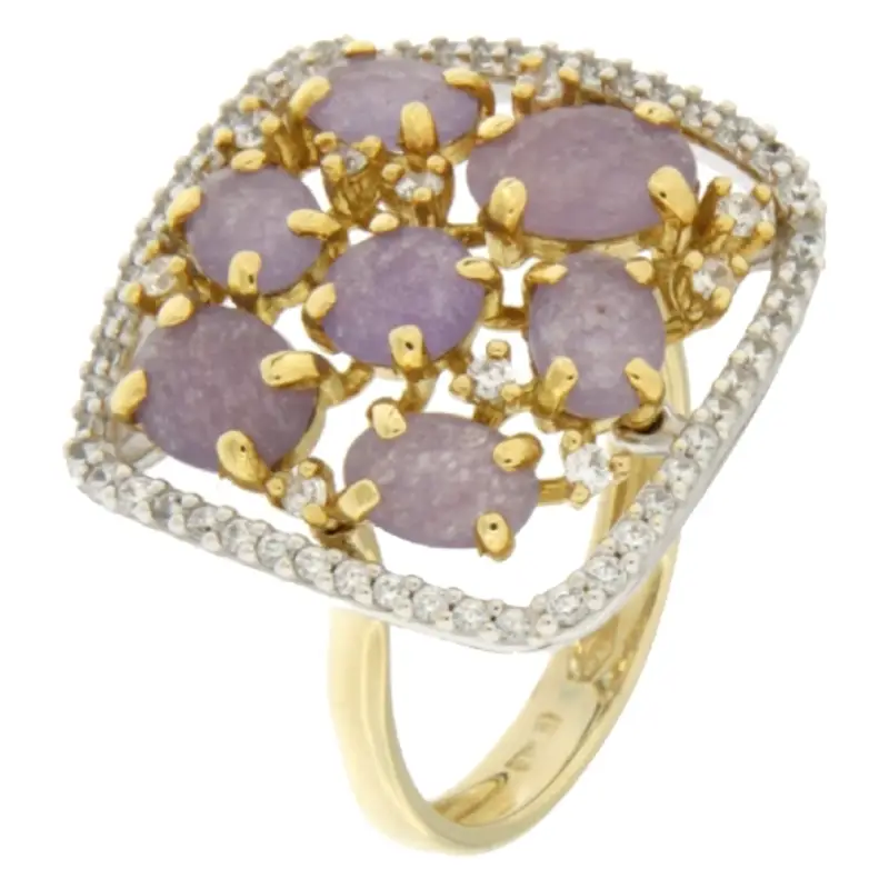 Anello Donna Oro Giallo Bianco GL100444