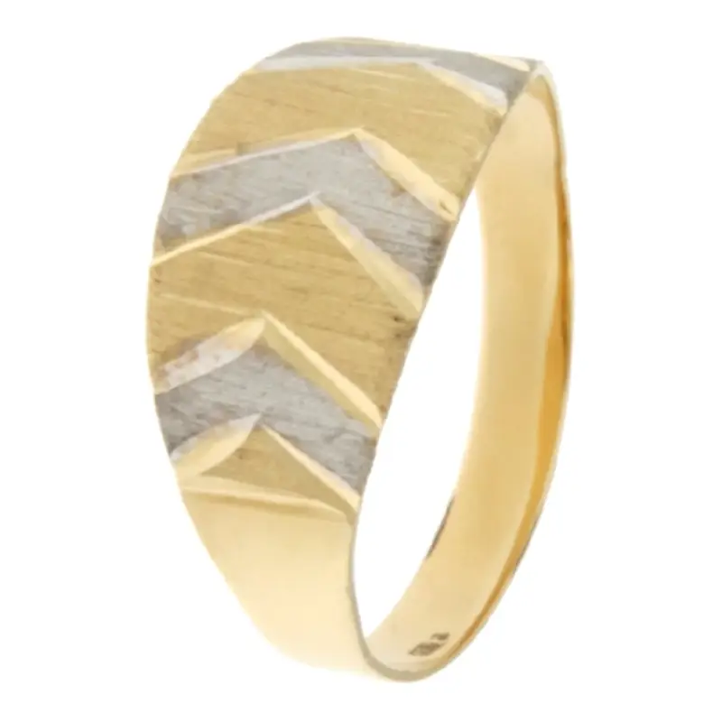 Anello Donna Oro Giallo Bianco GL100939