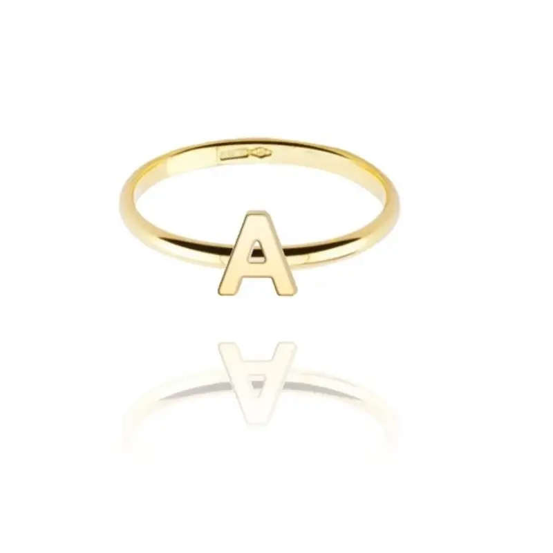 Anello Facco Gioielli iniziale personalizzabile in oro 755400E
