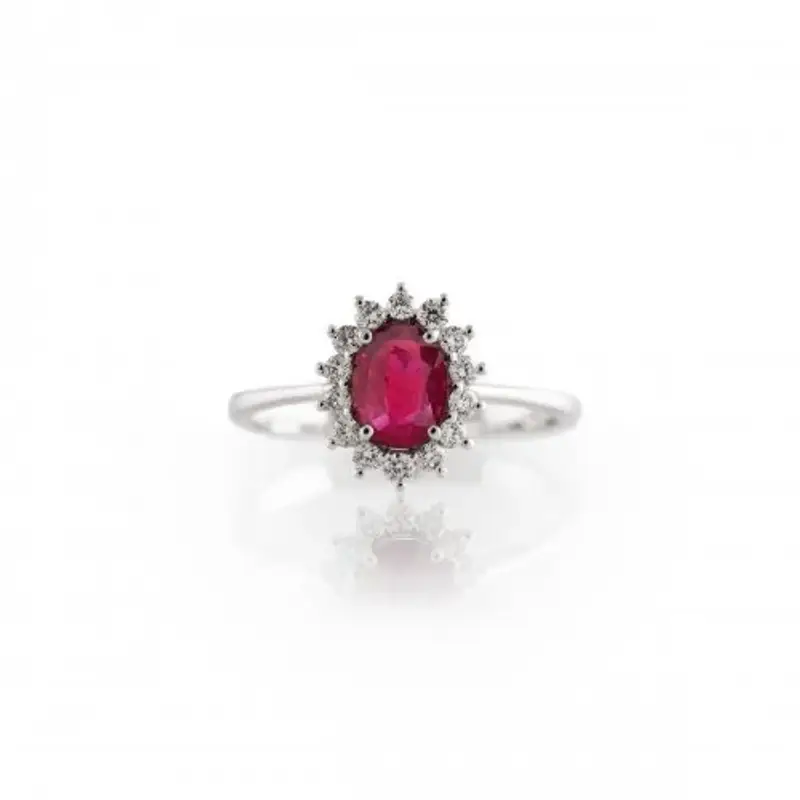 Anello Promesse Gioielli Donna Diamanti Rubino ACPQ54R