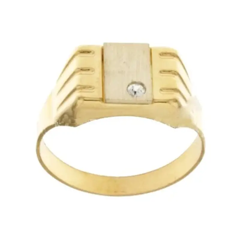 Anello Uomo in Oro Giallo e Bianco 803321711971