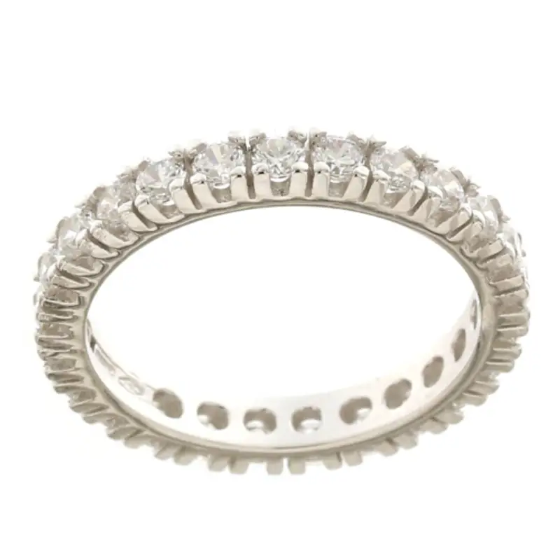 Anello veretta Donna Oro Bianco 803321702980